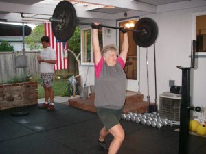Judy going overhead